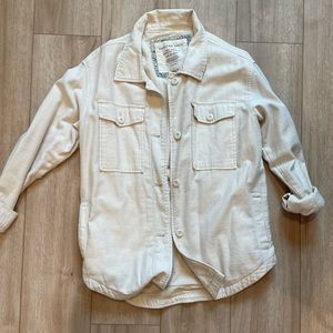 American eagle cream shacket